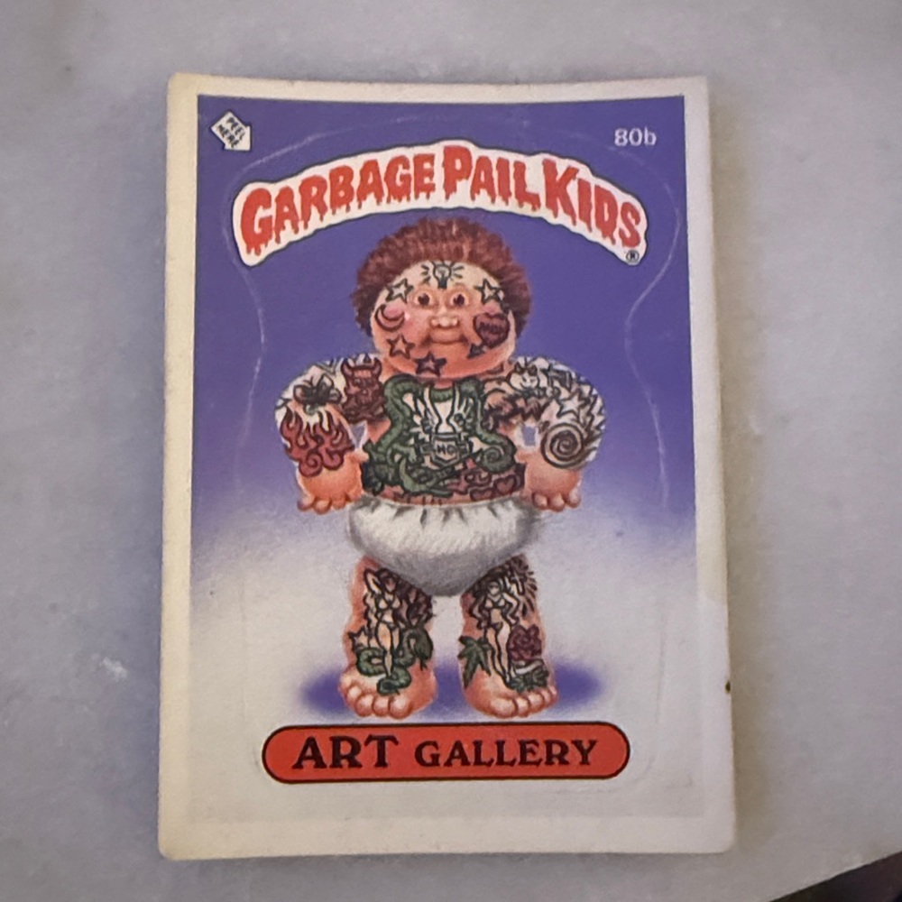 Garbage Pail Kids Art Gallery Card